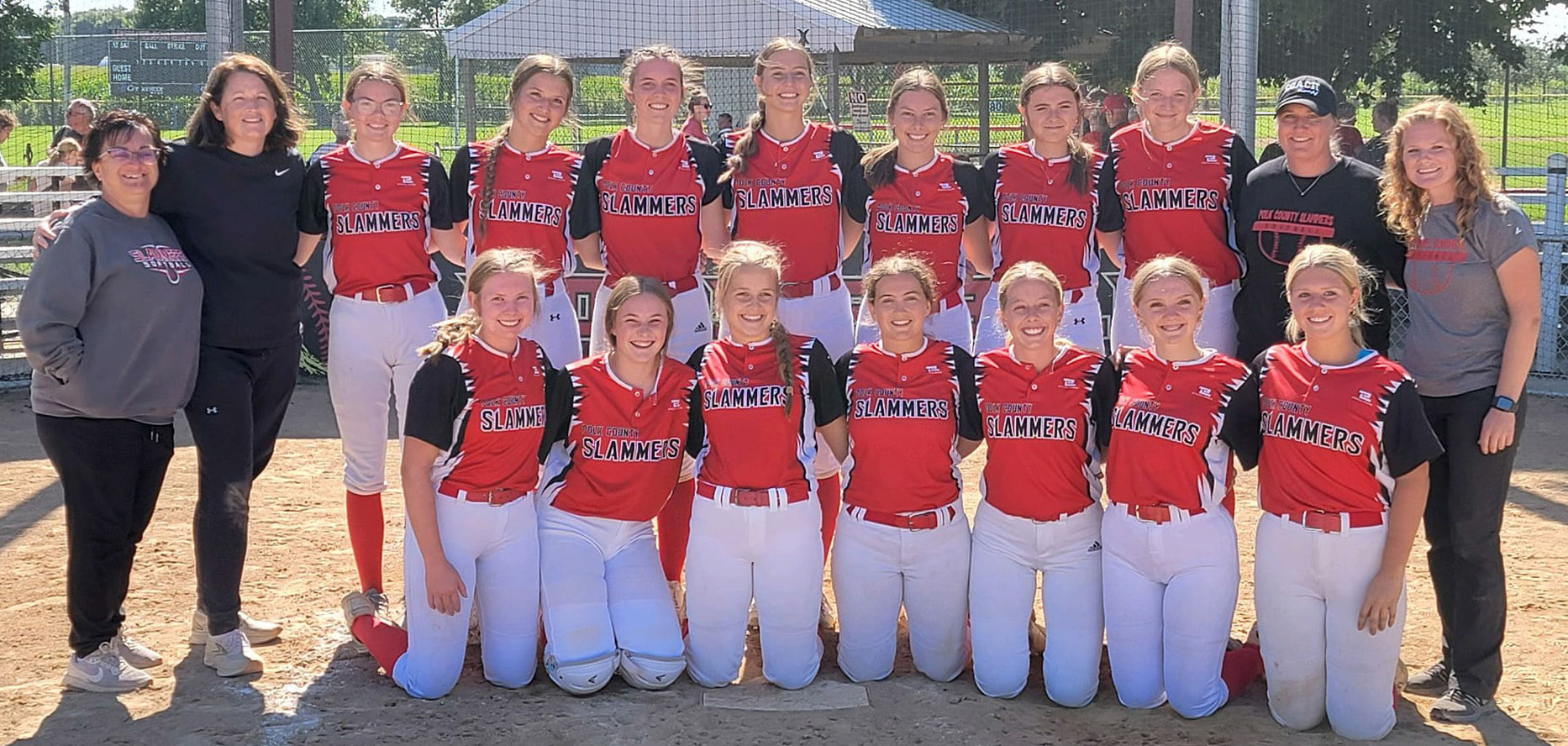 The Slammers took first place in Albion, beating Boone Central 8-5. Photo provided.