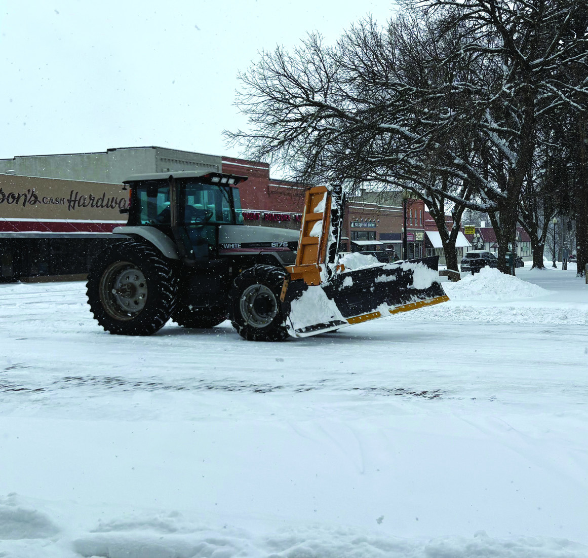 We were thankful for people and the vehicles that move snow this week. Also a reminder to keep the fire hydrants free from snow. PCN photo by Beth Sparrow.