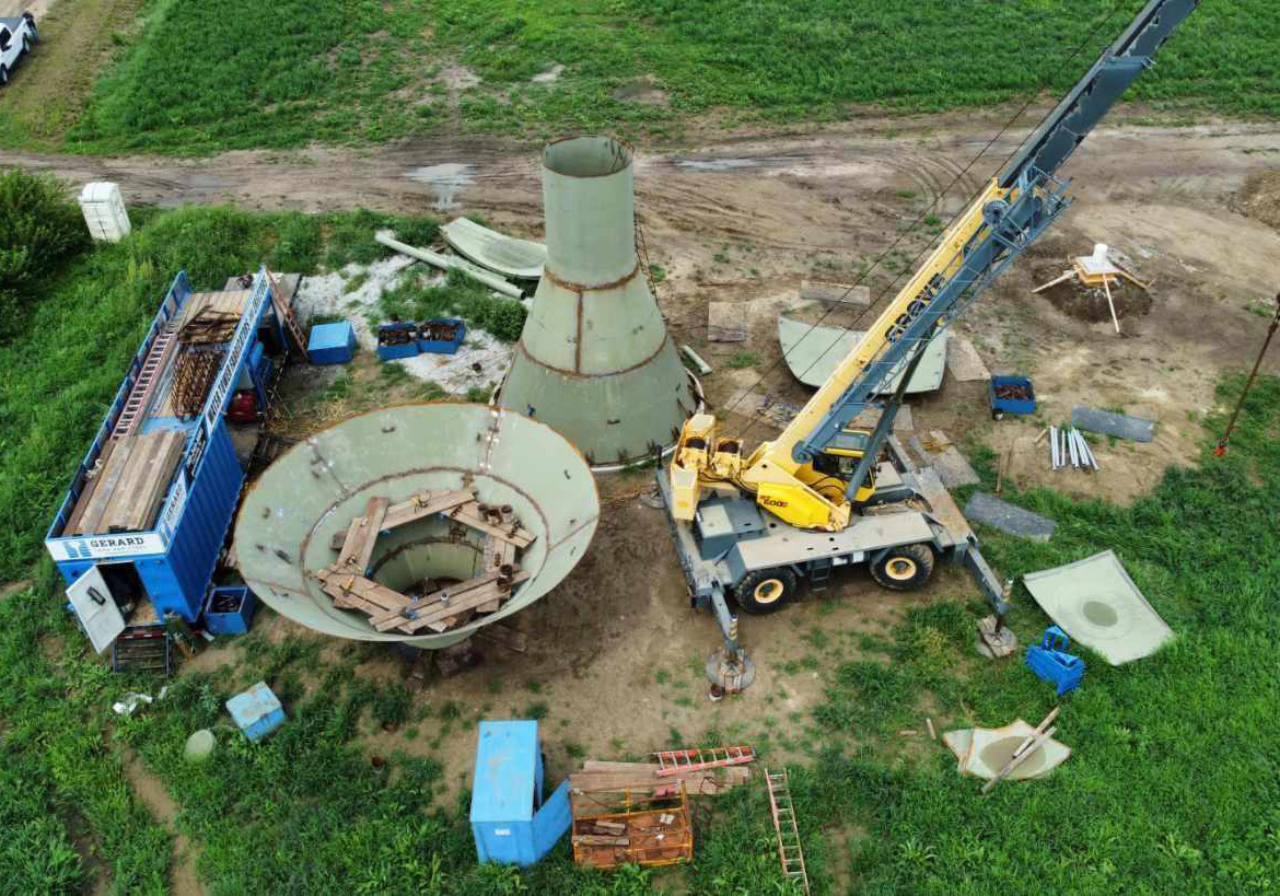 Osceola’s New Water Tower and Well In Progress