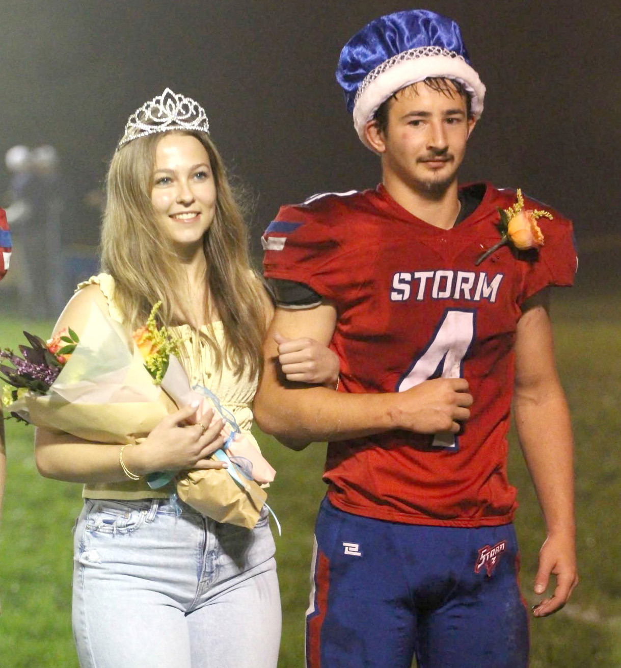 High Plains crowned Kinley Spurling as homecoming queen and Aaron Brown as king. PCN photo by Travis Lane.