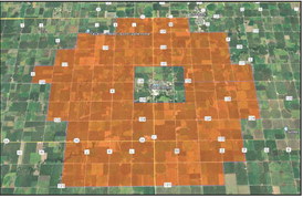 The area shaded orange around Stromsburg and southwest of Osceola is where NNTC will be expanding service. Graphic provided.