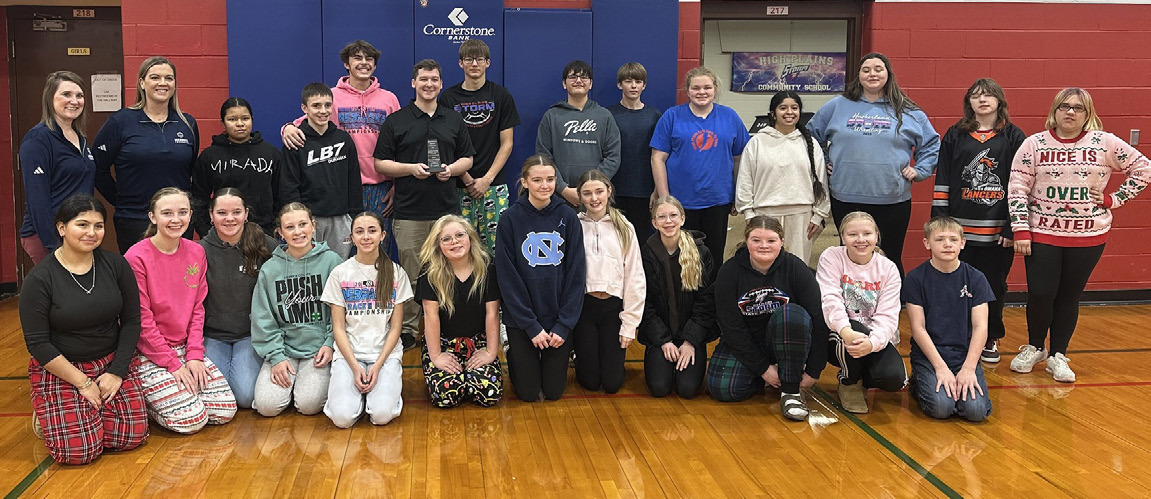 Mr. Alexander Brandenburg of High Plains received the Merrick County extraordinary educator award. He was presented this award on Dec. 18th. Photos provided.