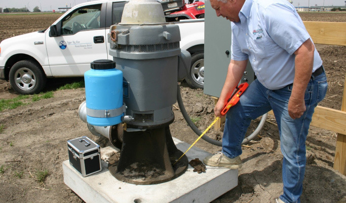 The Upper Big Blue checks groundwater. Photo provided.