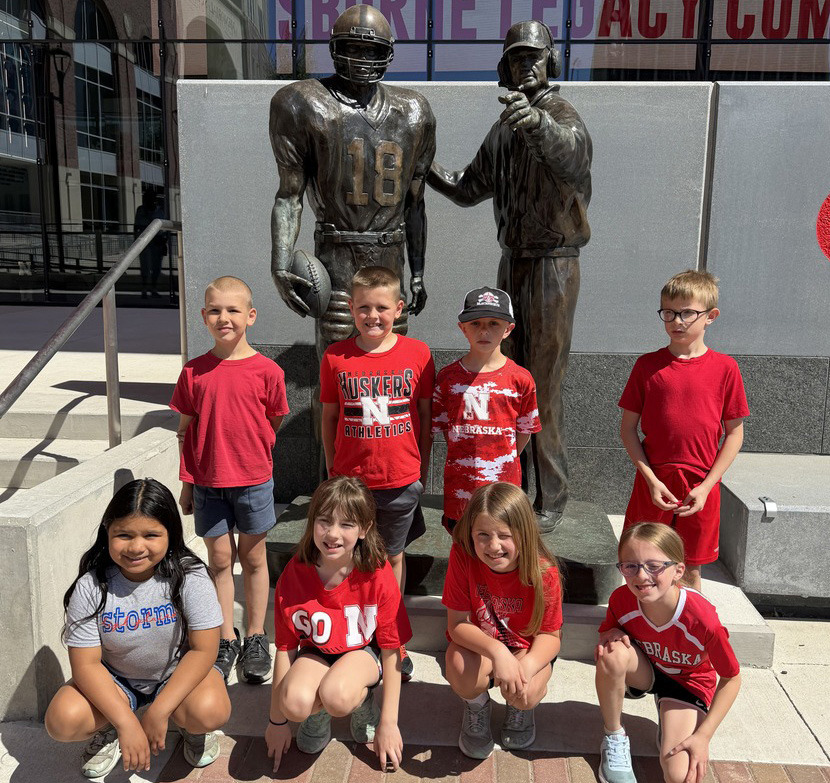 HPC 2nd and 3rd grade took a field trip to Lincoln and visited Memorial Stadium. Photo provided.
