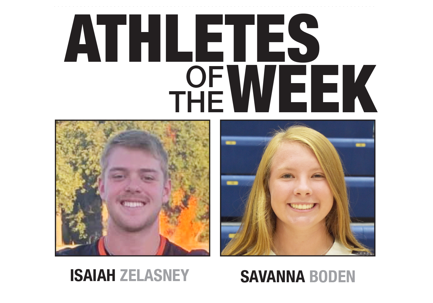Athletes of the Week