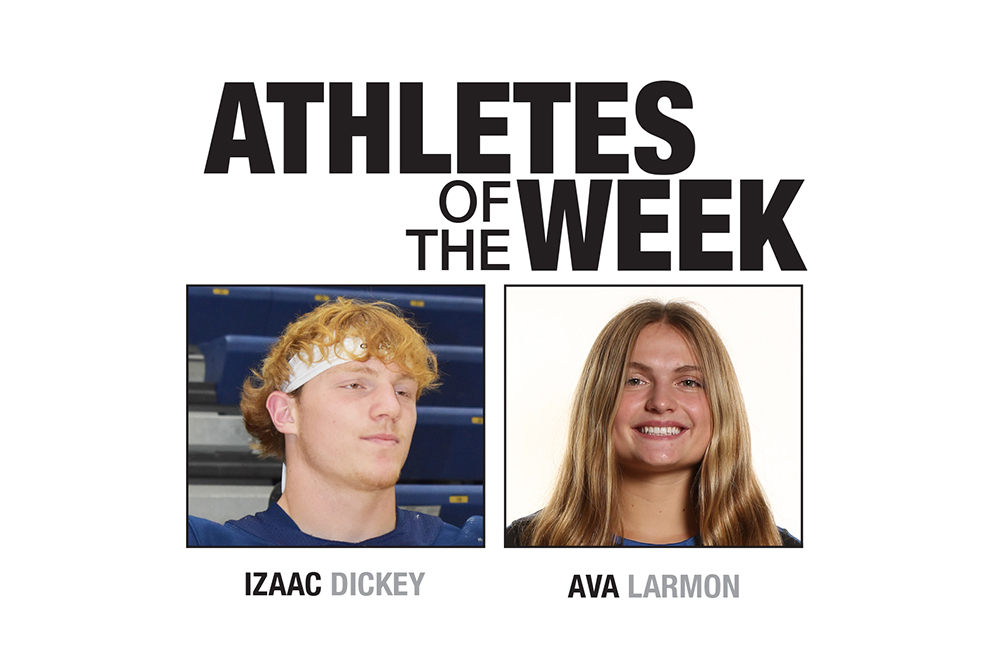 Congrats to this week's Athletes of the Week