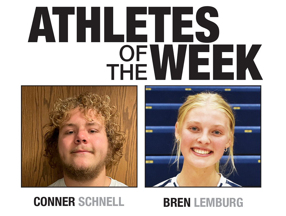 Congrats to this week's Athletes of the Week