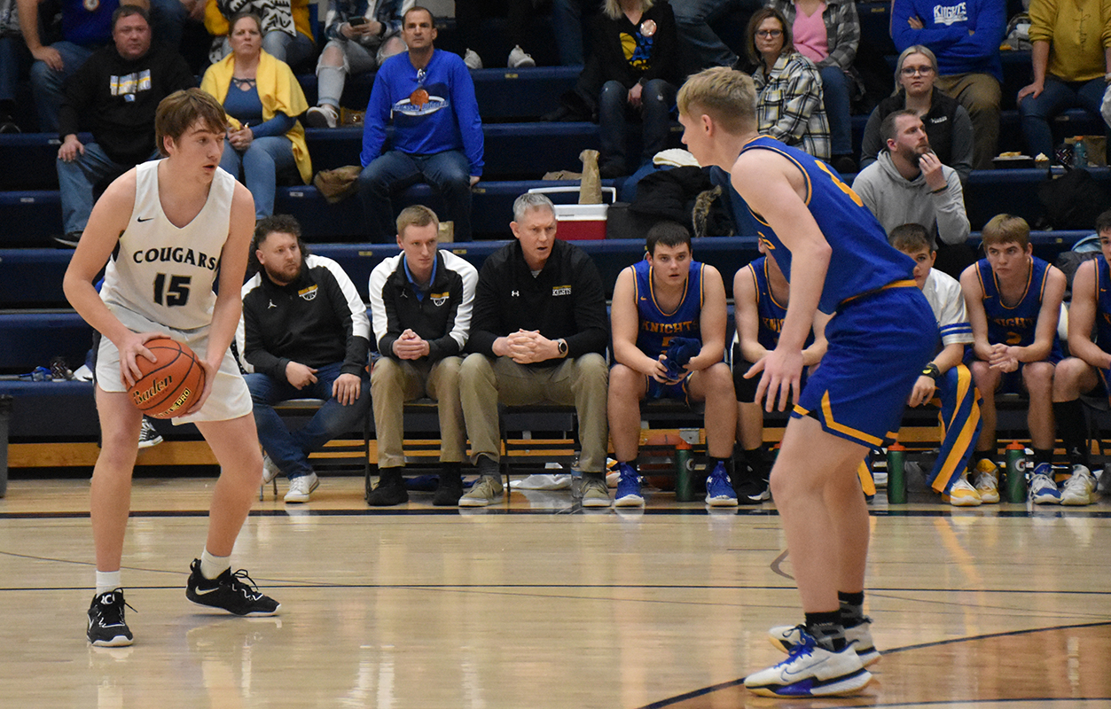 Hayden Allen finished with five points for the Cougars on Tuesday. PCN photo by Beth Sparrow