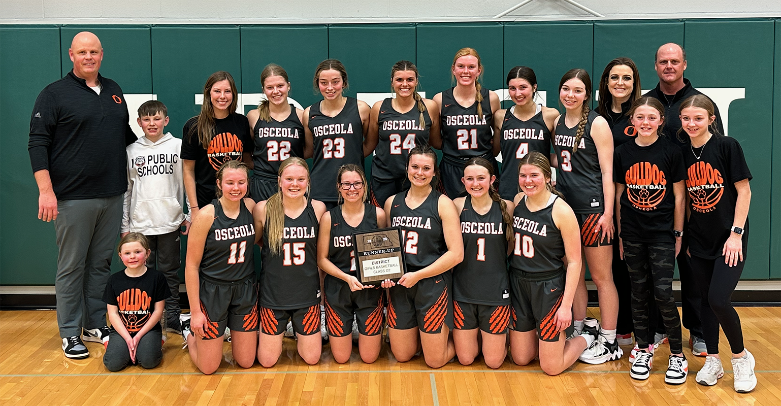 Osceola finishes the season with a record of 12-12 and is the D2-1 District Final runner-up.