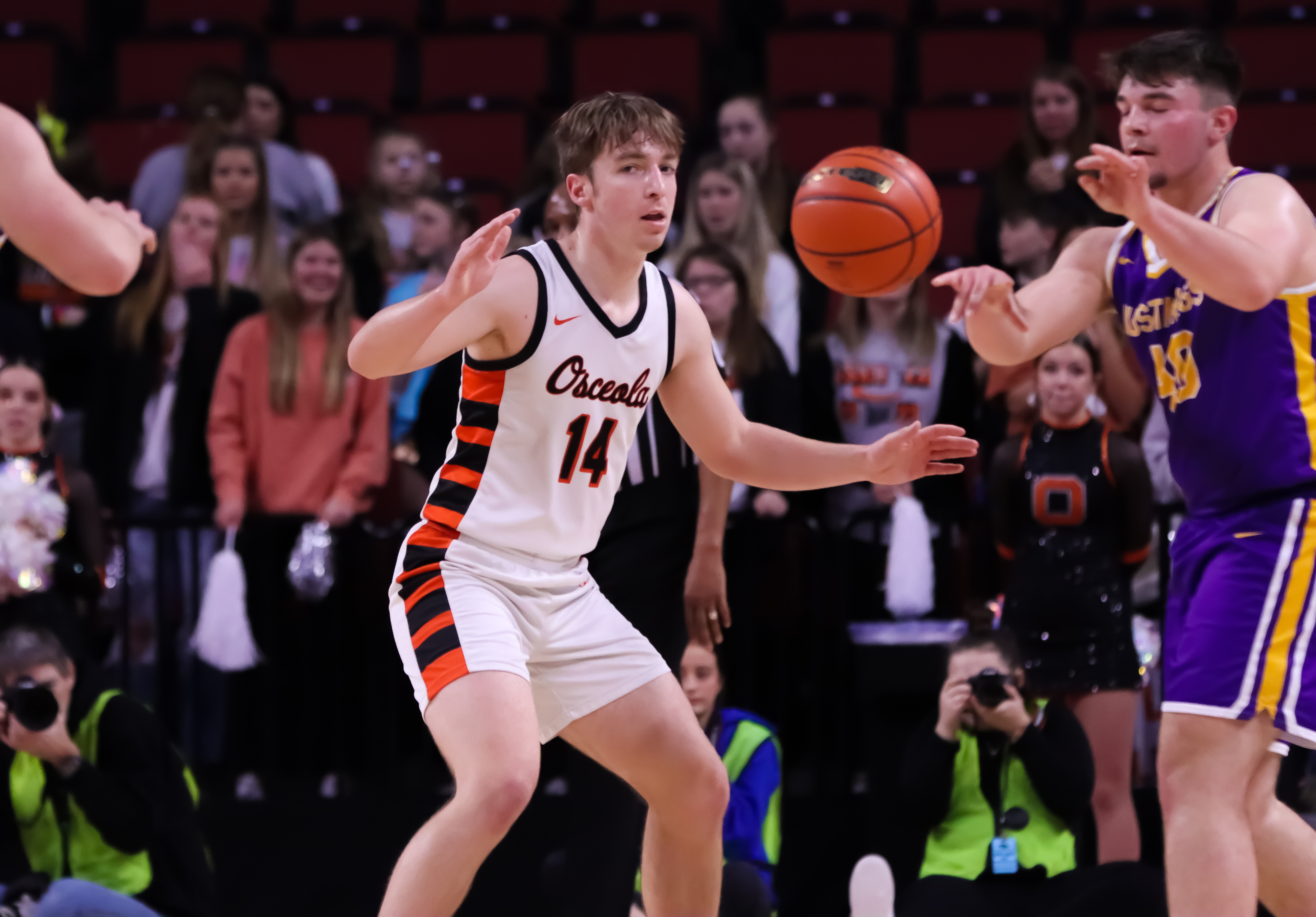 Caleb Peterson was one of three seniors on this year's Bulldog squad. PCN photo by Blaine Winslow