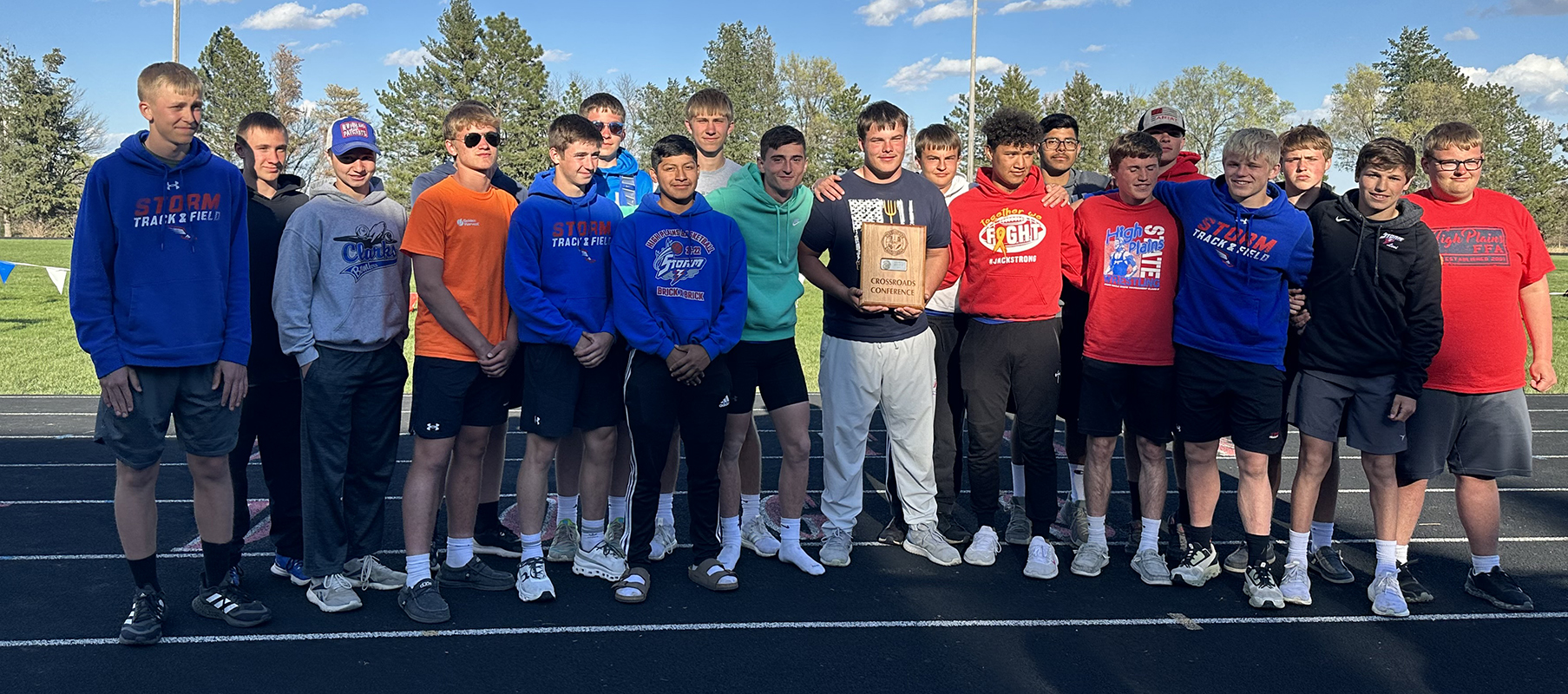 The High Plains boys team finished second with 78 points. PCN photo by Rick Holtz