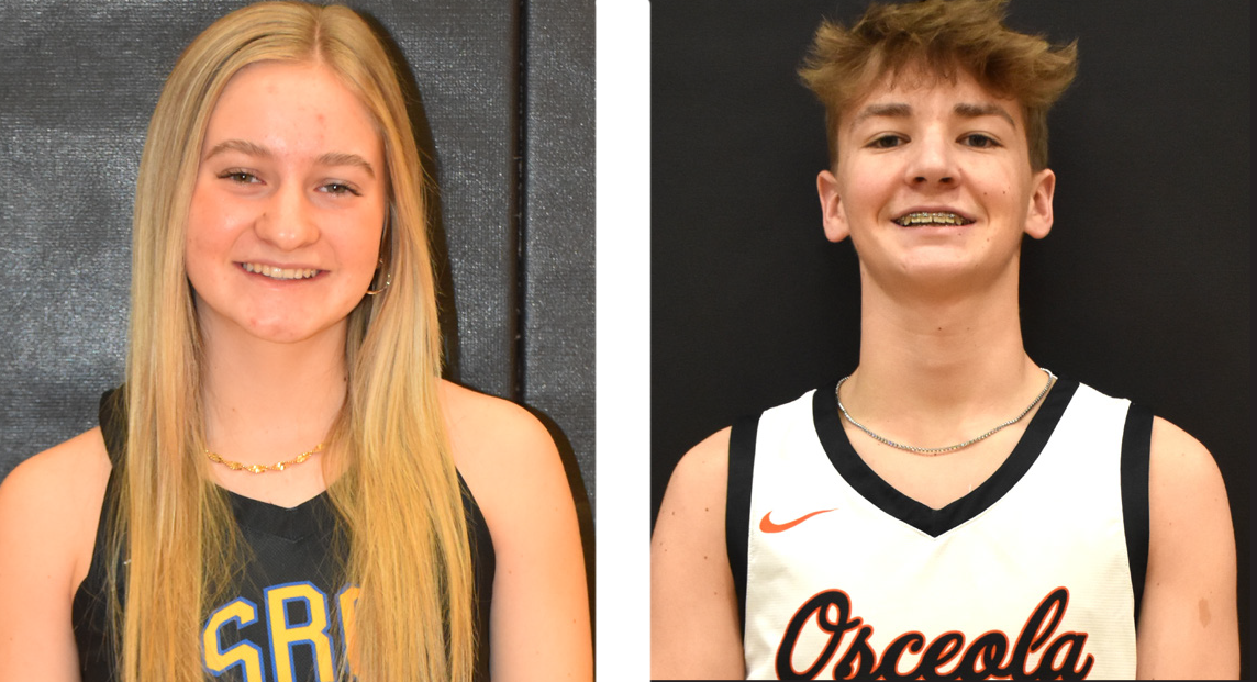 Each week during the school year, the Polk County News will select a male and female Athlete of the Week.