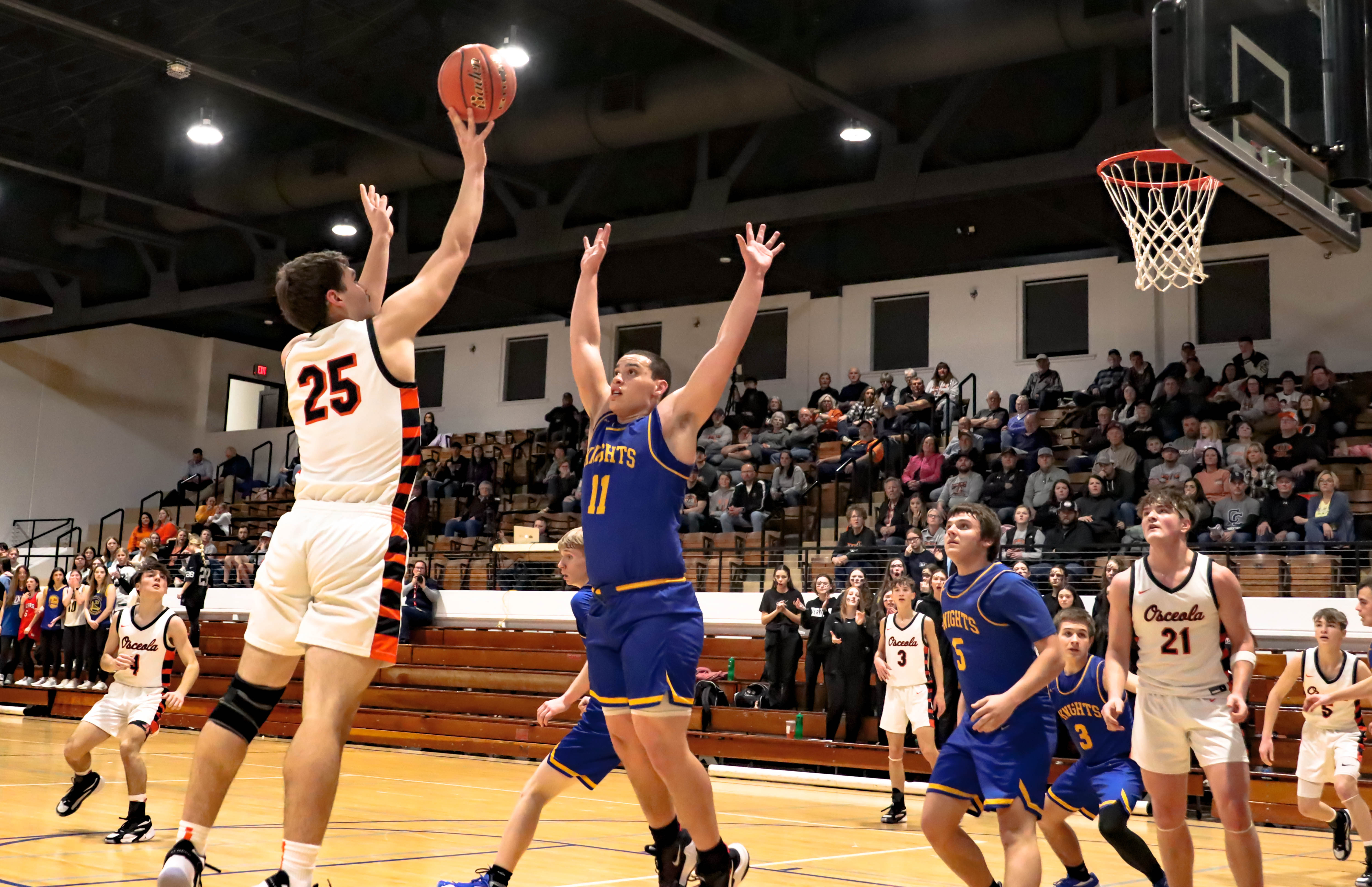 Creighton Sterup shoots one for Osceola.
