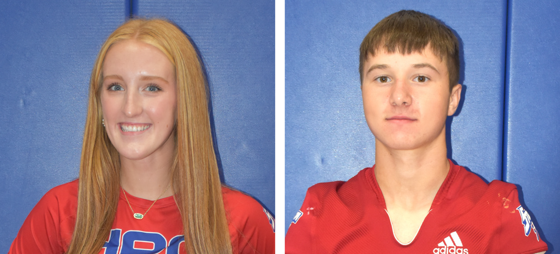 Each week during the school year, the Polk County News will select a male and female Athlete of the Week.