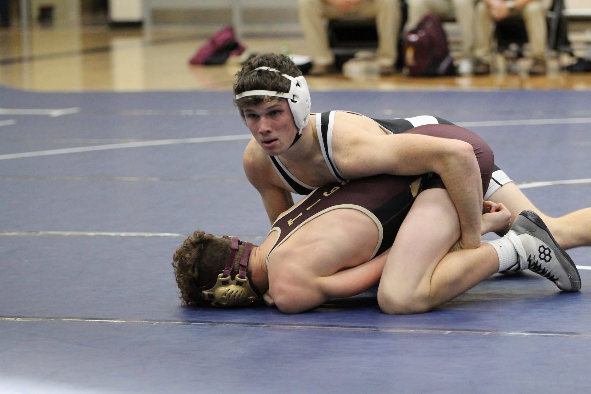 Jed Berggren wrestling. PCN photo by Travis Lane