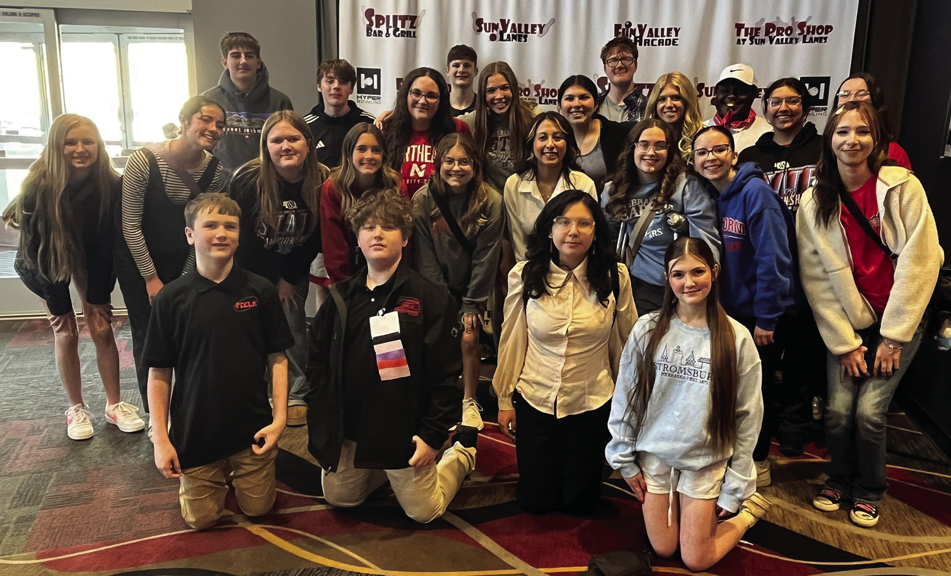 Above: Cross County FCCLA had 14 qualify for nationals. Pictured is all the FCCLA members who went to state. Photo provided.