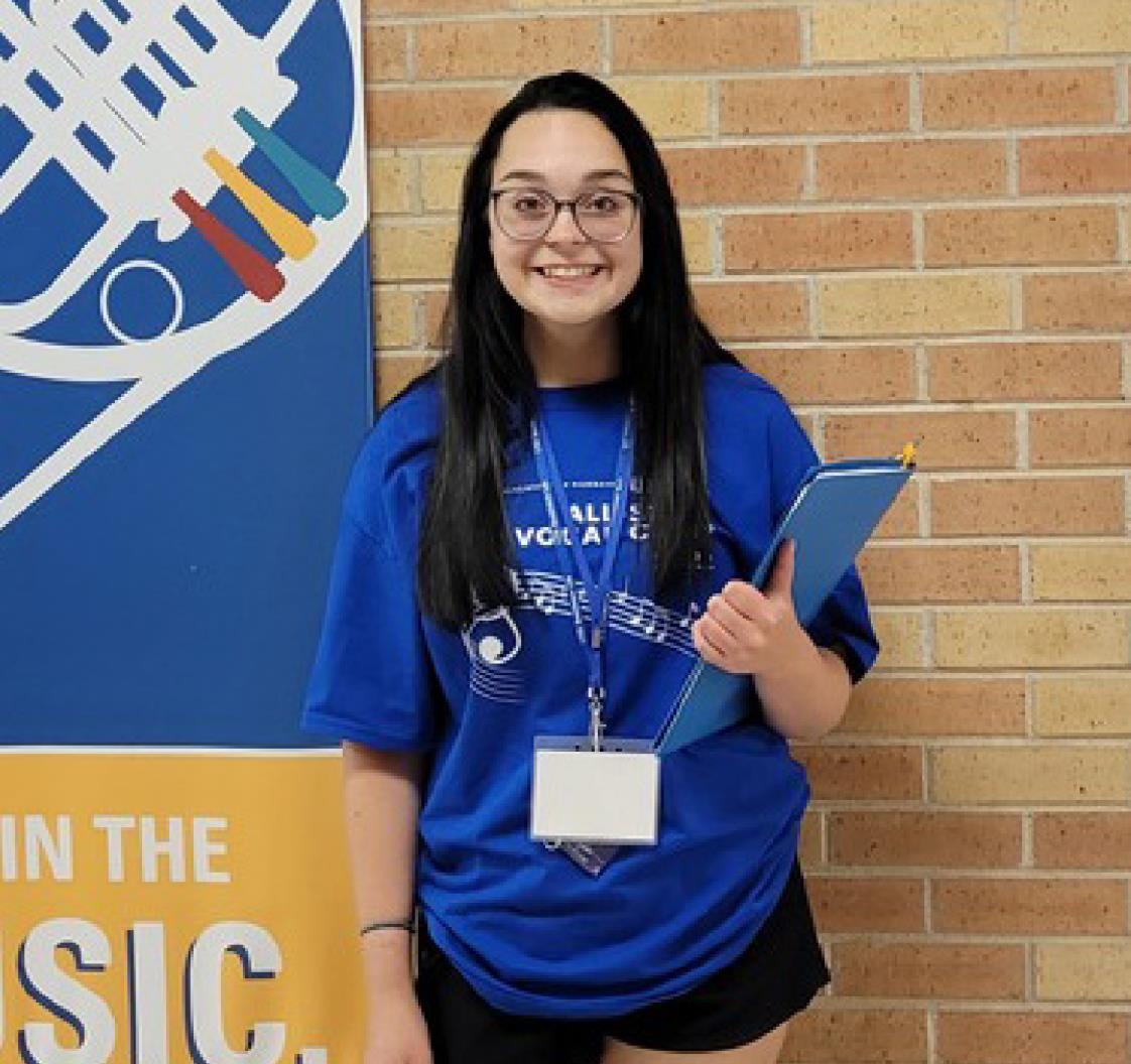 Briauna Rathje Attends Choir Camp