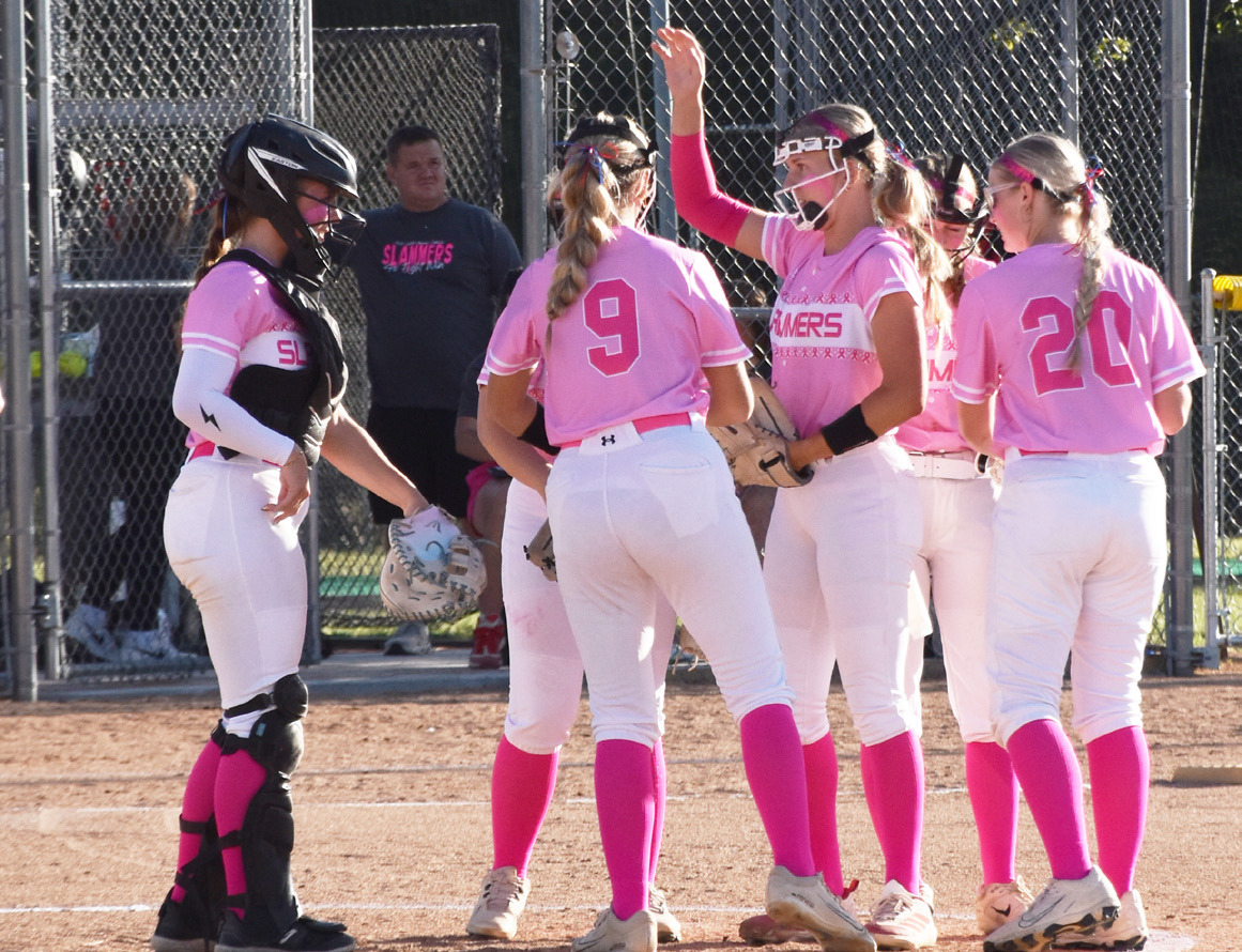 The Polk County/Aquinas Slammers have molded into one of the top teams in Class B as they have opened the season with a 7-1 record. PCN Photo by Beth Sparrow.