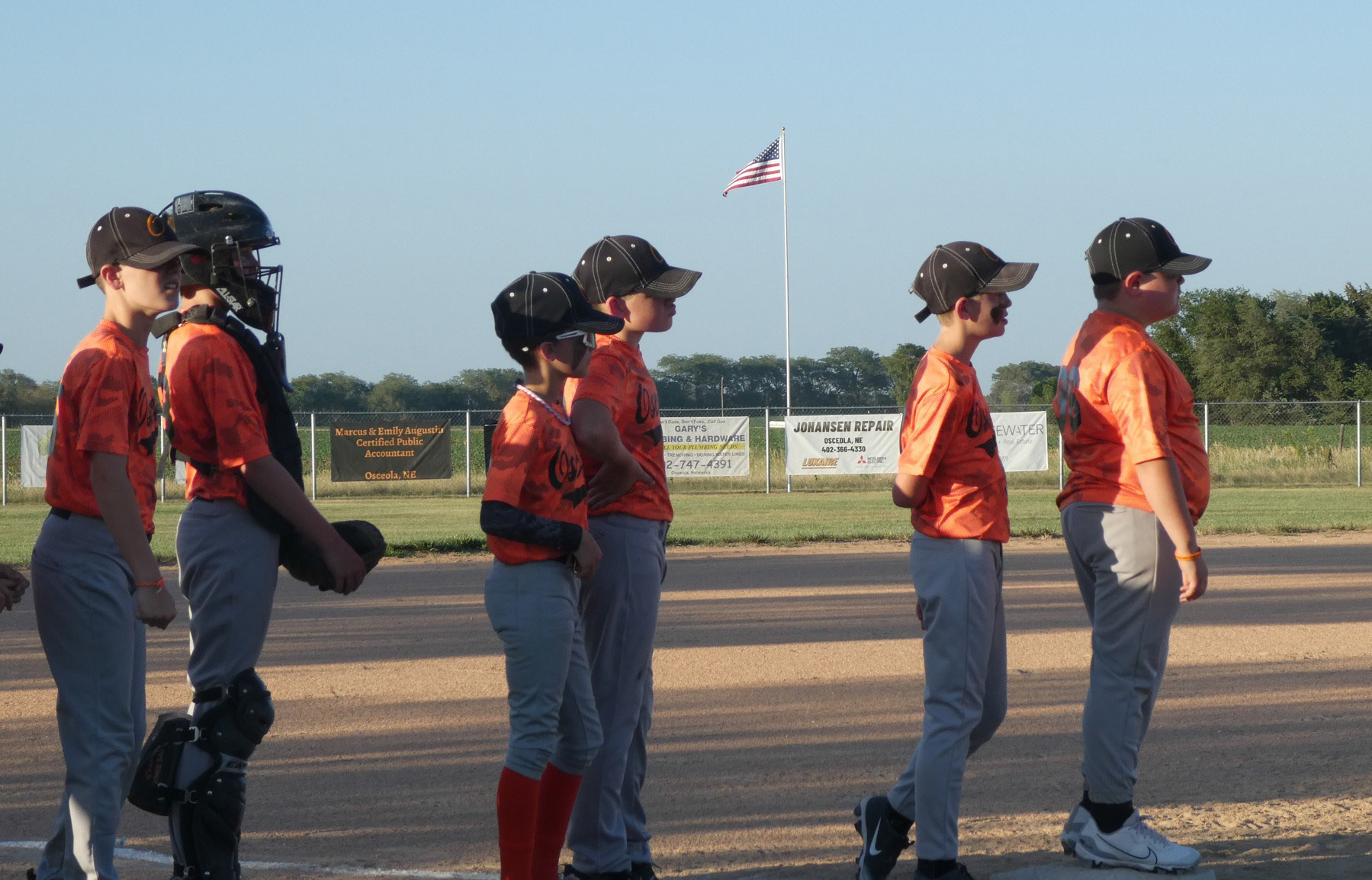 Osceola 10 and under boys’ baseball team finished their season. Photo provided.