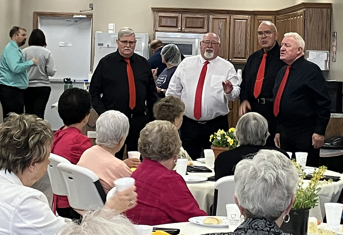 Country 4 performed recently at the Osceola Civic Center as Annie Jeffrey Health Center honored the AJ Volunteers for Volunteer Appreciation Week. Photo provided