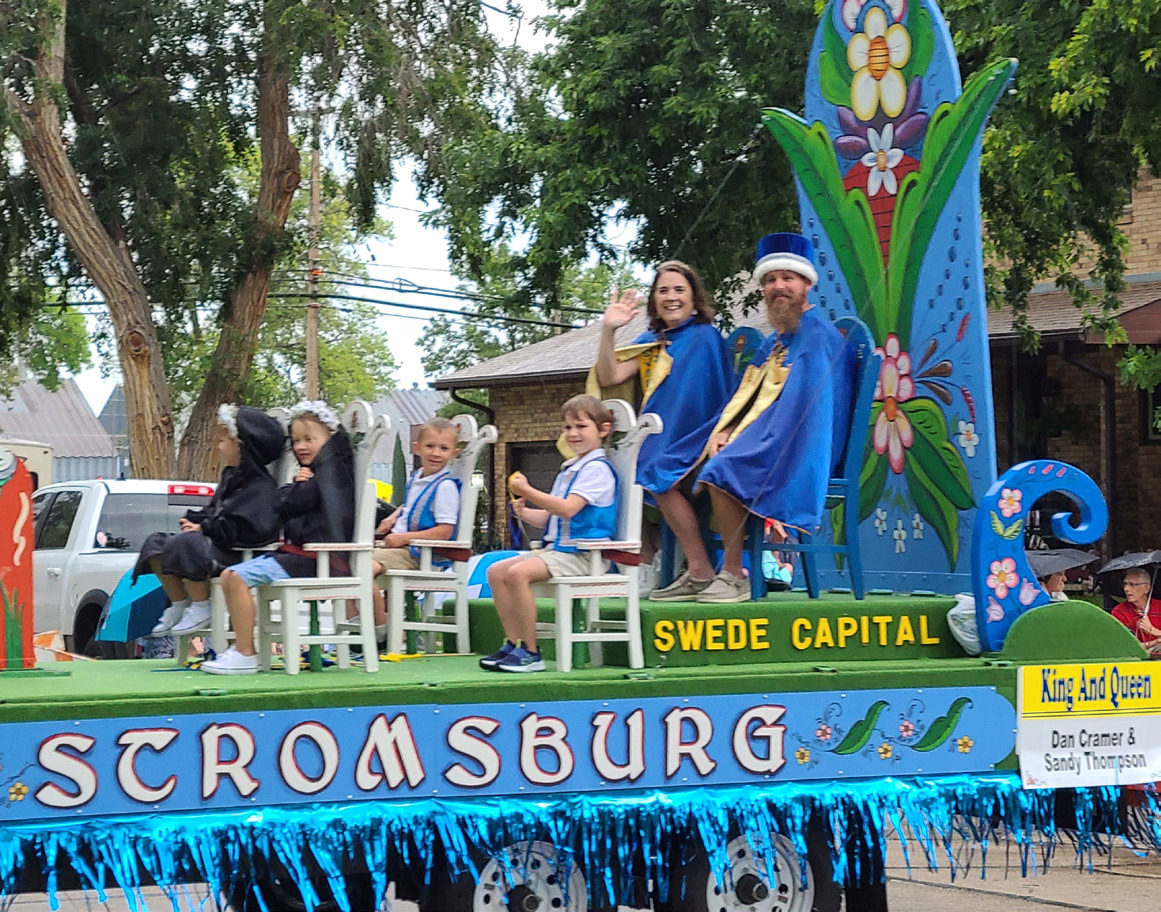 Swedish King and Queen Attended Parade