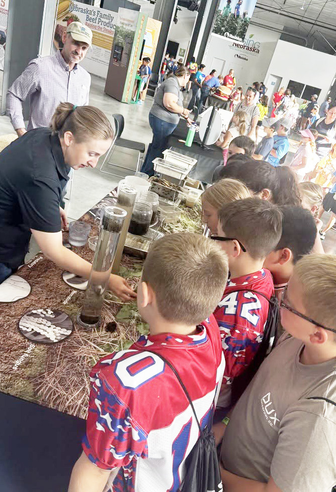 High Plains fifth graders attended the Nebraska State Fair last week in Grand Island. Photos were provided.