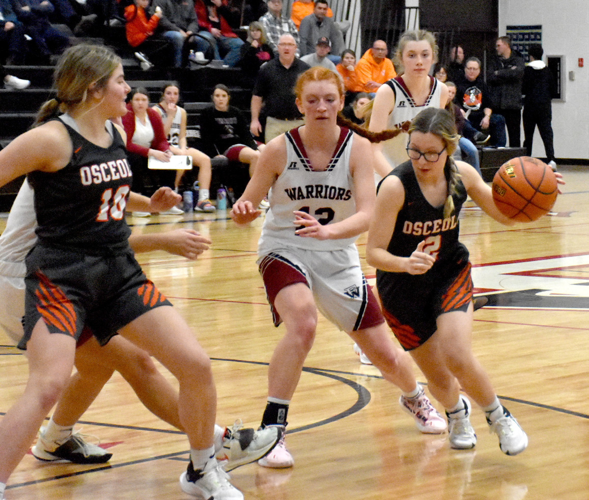 Sierra Boden drives to the basket on Thursday against Fullerton. PCN photo by Beth Sparrow
