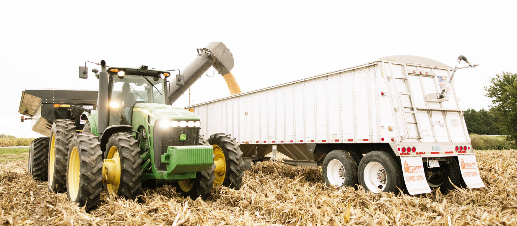 Nebraska Corn reminds those traveling through rural areas to be patient during harvest traffic so everyone gets home safely. Photo provided by Nebraska Corn Board.