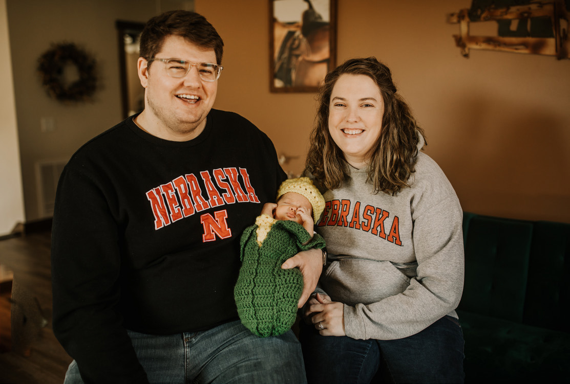 New pastors at Calvary Lutheran Church, Evan and Hillary Christensen and their son Wilder. Photo provided.