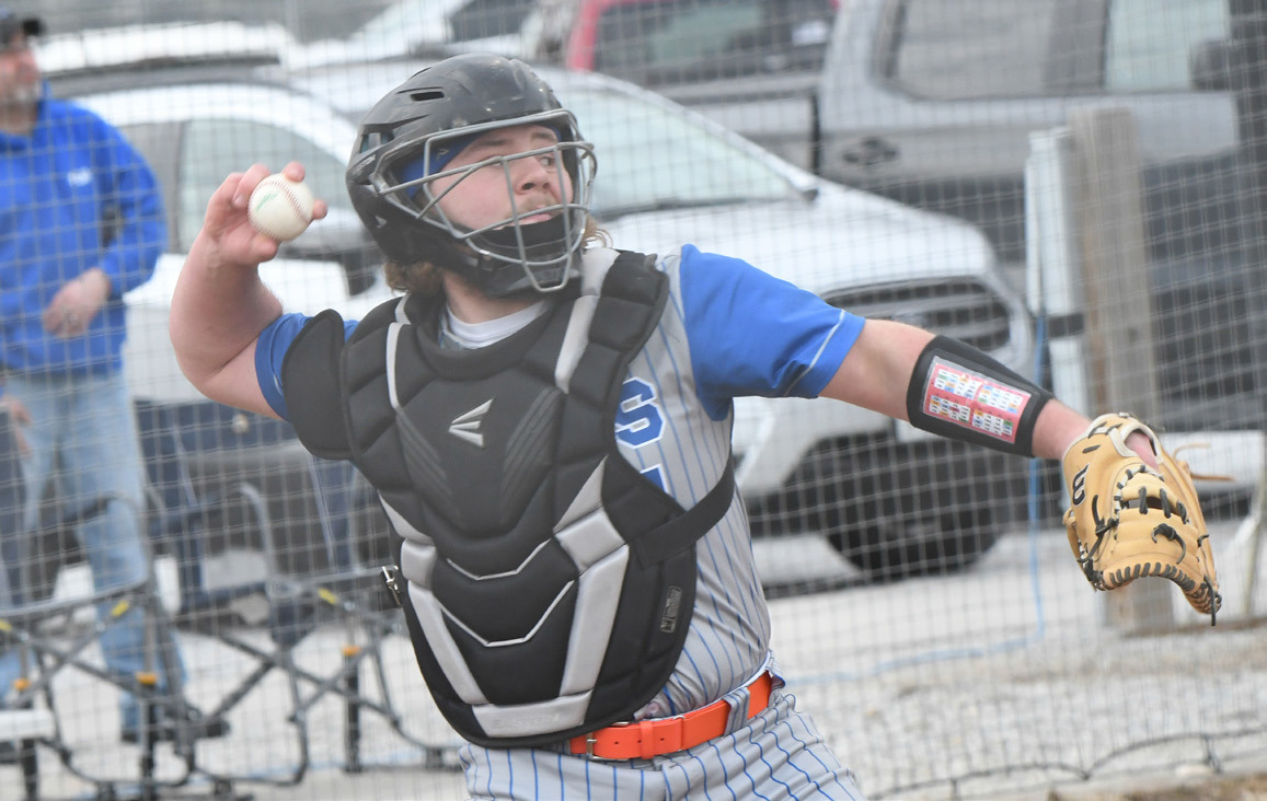 Conner Schnell makes the throw to second base last week. PCN photo by Rick Holtz
