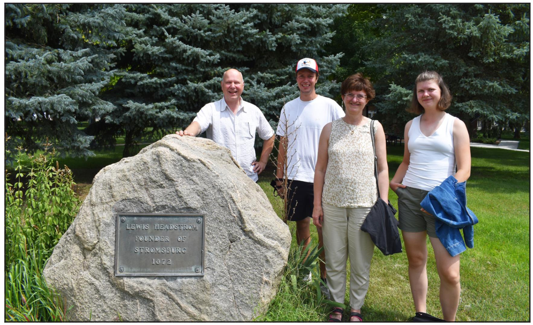 Family from Stromsbörg, Sweden Visits