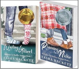 Above: Tasha Hackett’s book Planning for Nickie (right) was nominated for a Christy award. Photo provided.