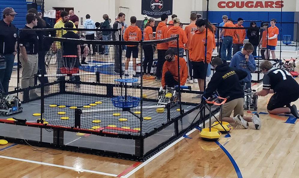 Robotics Teams Compete in First Tourney of the School Year