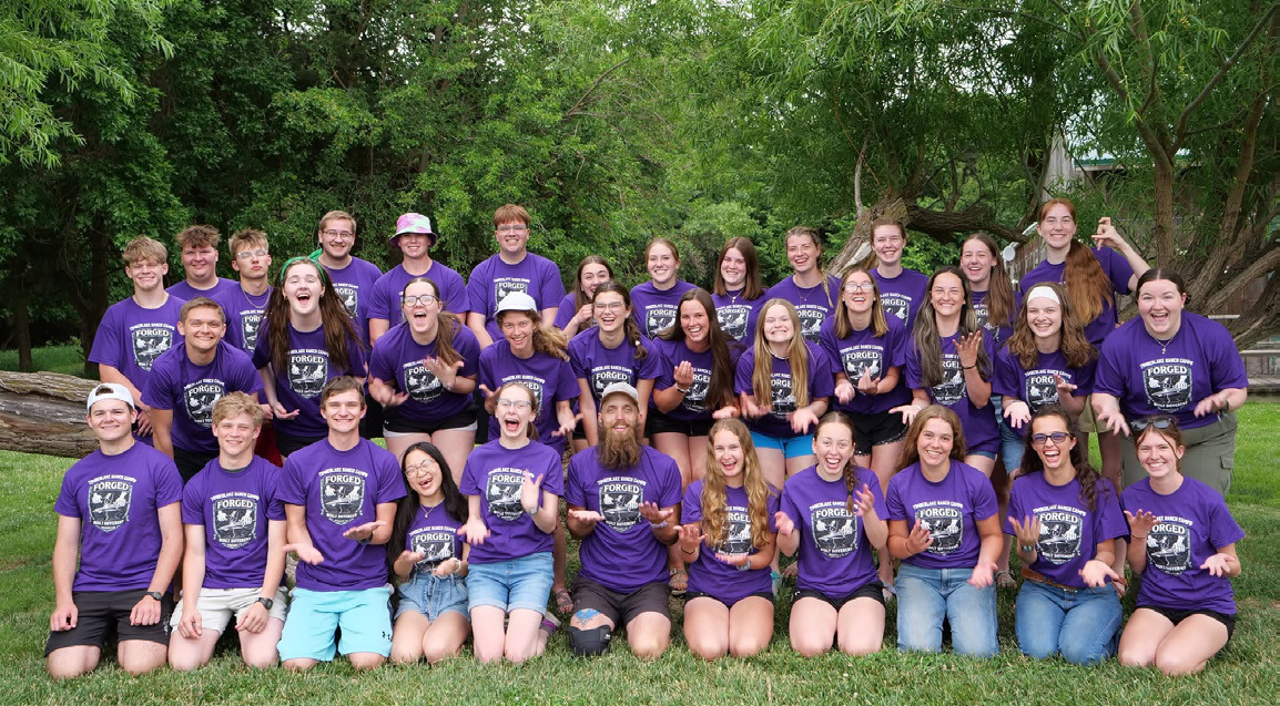 The staff at Timberlake Ranch Camp prepared for campers. They are currently in week three of camp. Photo provided.