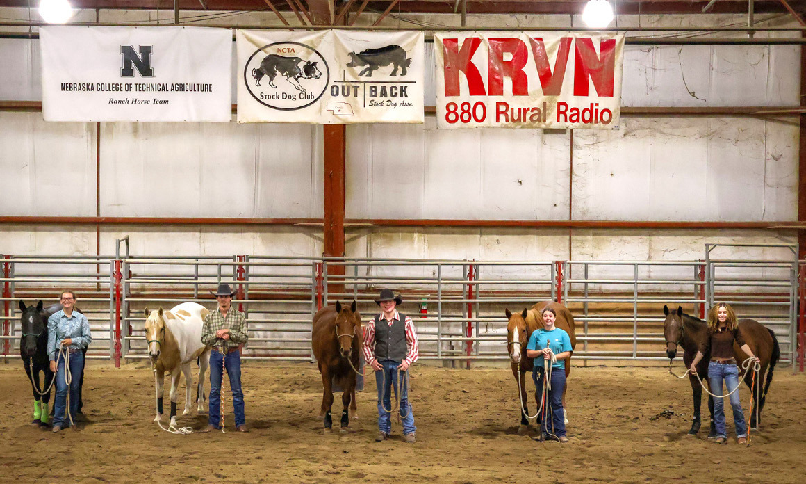 An eight week “Introduction to Horseman”completed their final project in Curtis, NE. Photo was provided
