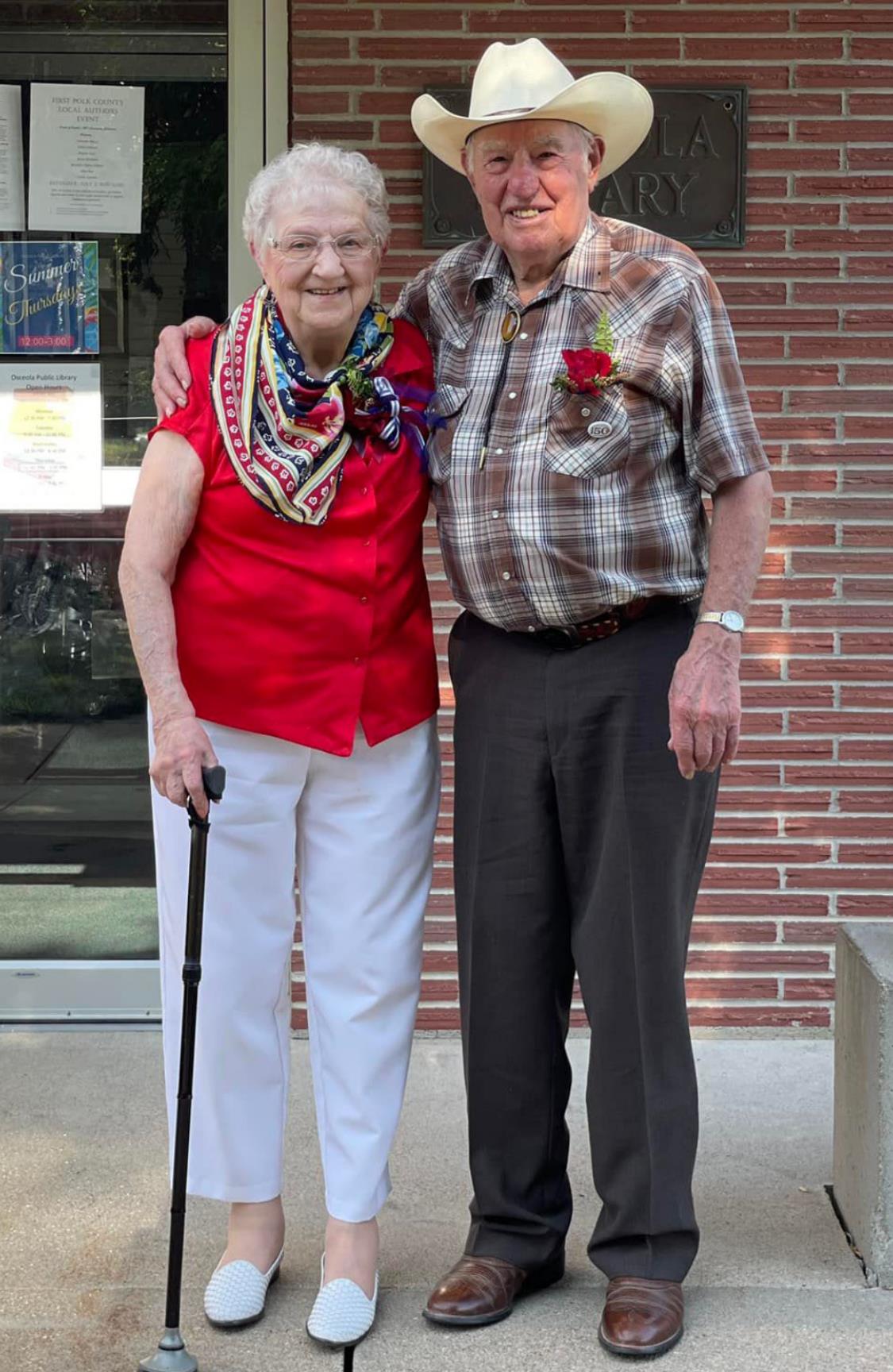 The Q150 Committee crowned James C. “Jimmy” Marak and Mary Ellen “Toodie” Wobig king and queen. Photo provided.