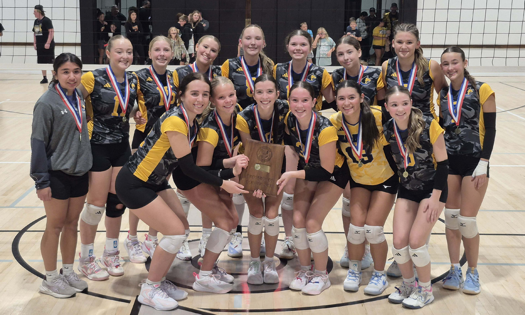 Above: CRC 2026 volleyball champs, the Shelby-Rising City Huskies! They won in four sets against Osceola in the championship game. Below: CRC 2026 runner up, the Osceola Bulldogs! PCN photos by Ken Kush. Turn to page 8 (sports) for more CRC volleyball coverage.