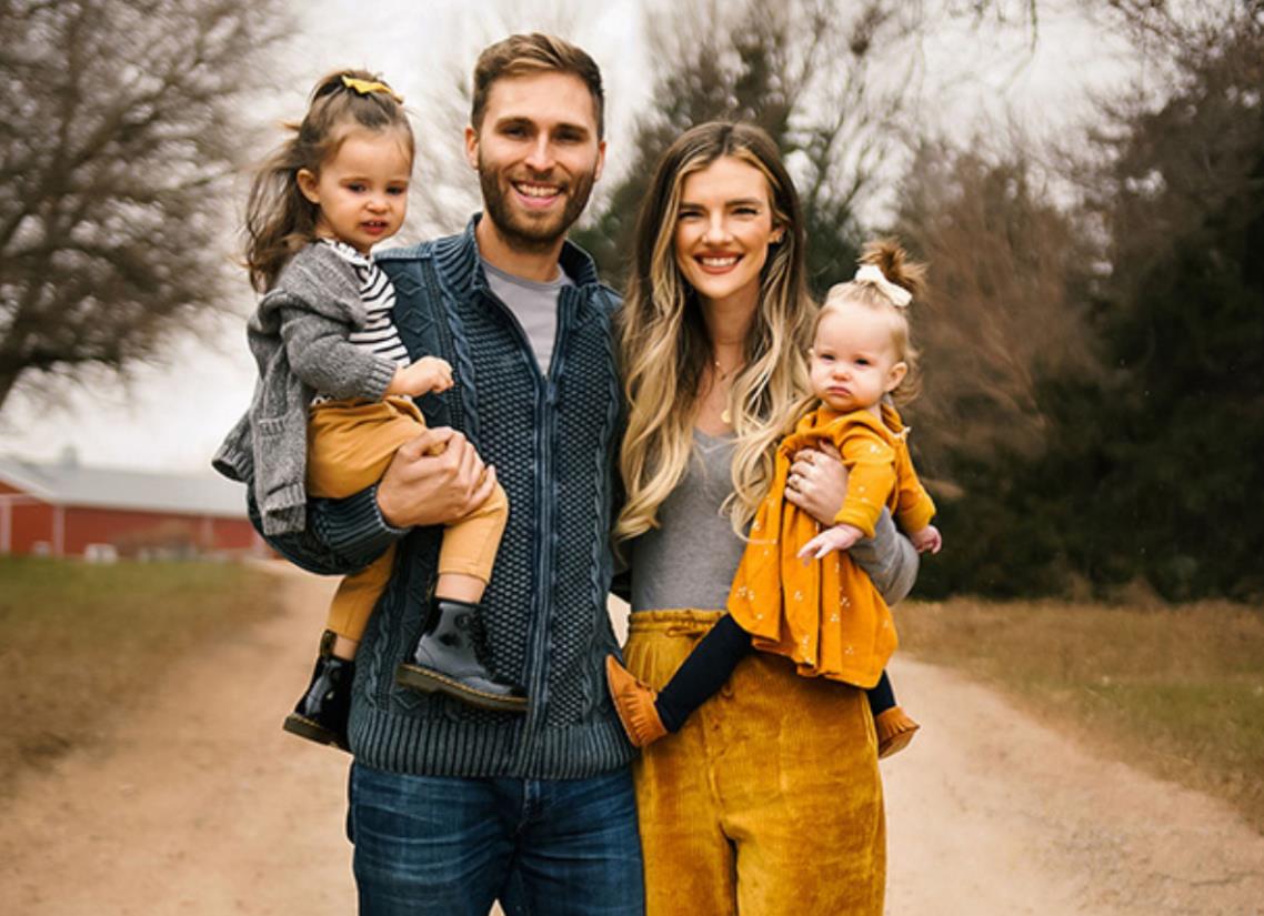 Pictured is Nicolas Eller with his wife Lexi and children Finlay and Sutton. Courtesy photo.