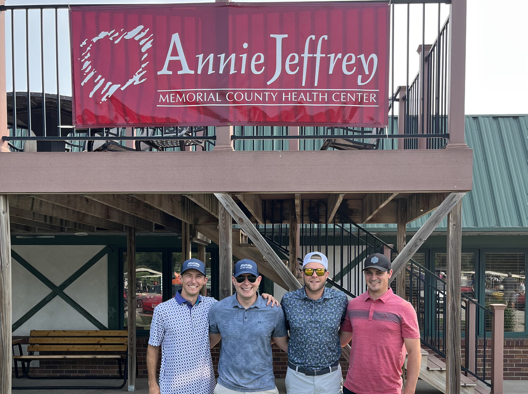 Tonniges Chevrolet team won the Championship flight. Pictured from left are Matt Gillespie, Brock Tonniges, Logan Kuhl and Nick Boruch. Photo provided.