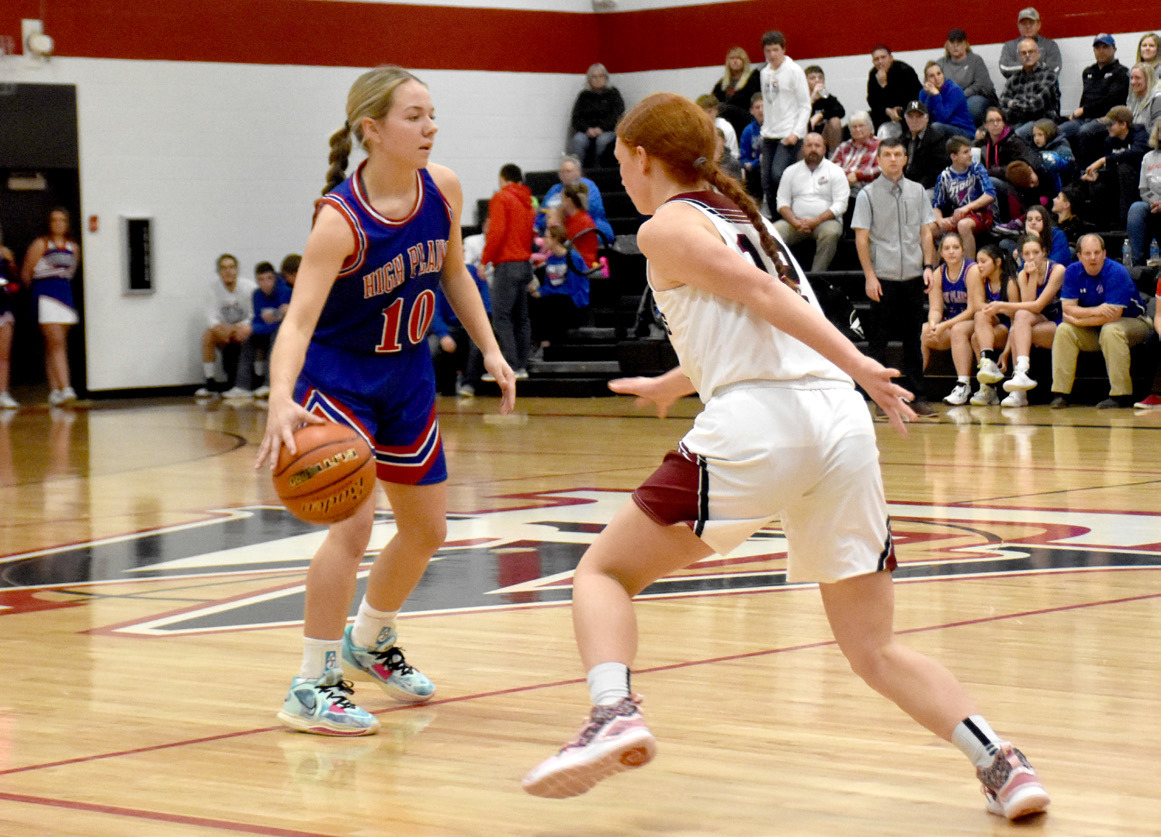 Hailey Lindburg finished with 11 assists and 7 points in High Plains' win over Fullerton. PCN photo by Beth Sparrow