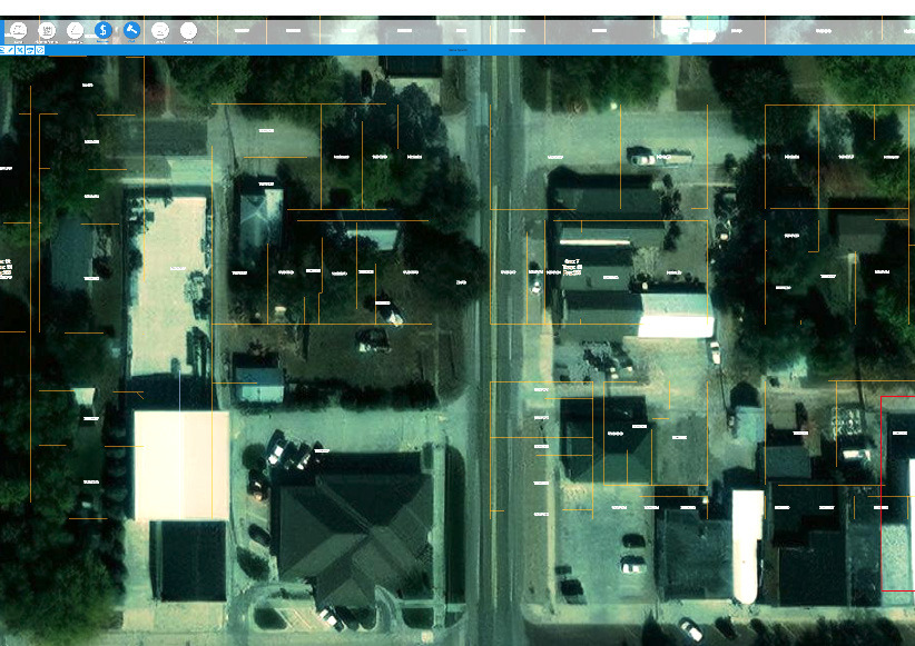 The Gworks website showing property is one use for inheritance tax revenue. This shows the square in Stromsburg. Graphic by PCN.