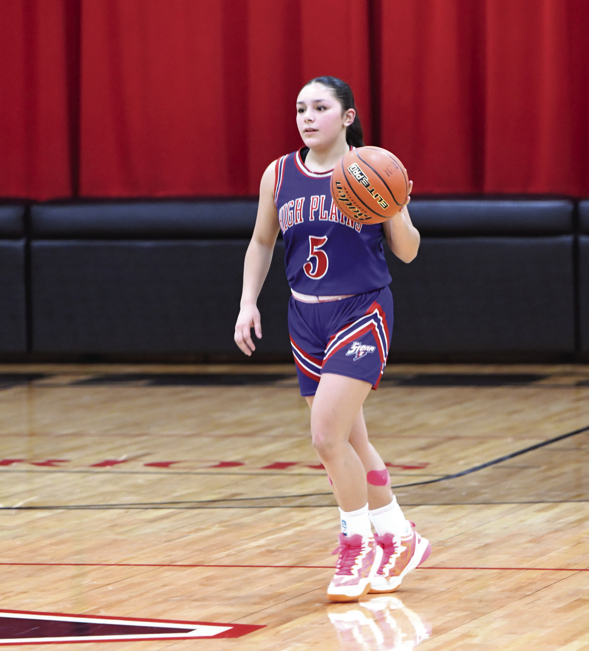 Gahvi Lesiak dribbles the ball down the court. PCN file photo by Rick Holtz.