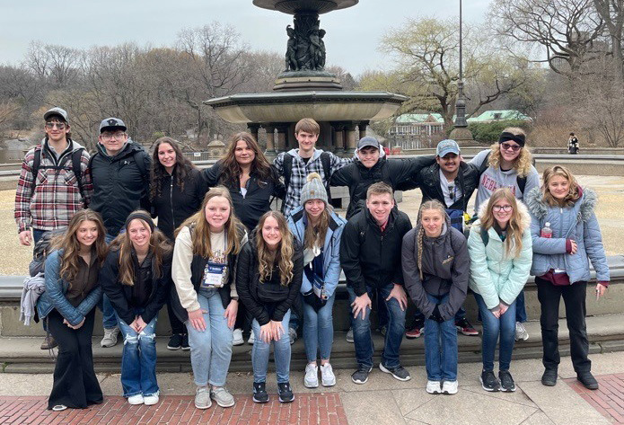 A group of Shelby-Rising City students have returned home after traveling to the East Coast for Spring Break as part of a WorldStrides trip. Shelby-Rising City Schools photo
