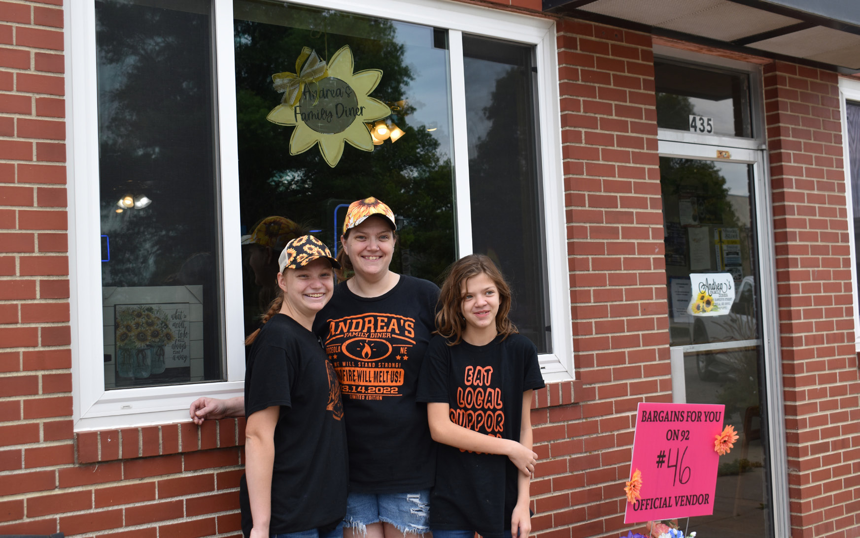 Andrea's Family Diner was one of the vendors for the Bargains For You on 92 held last weekend. The event helps the local small town economy. PCN photo by Beth Sparrow