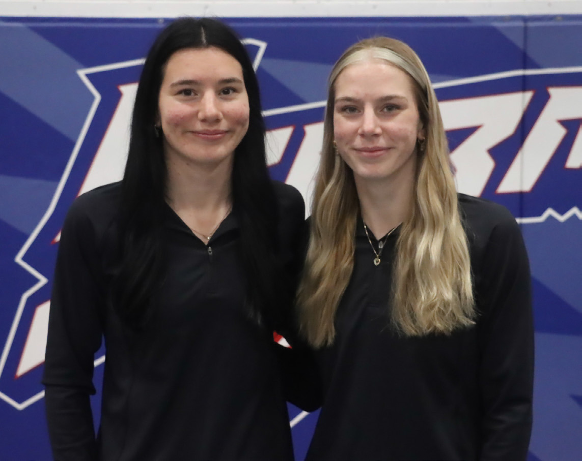 High Plains girls wrestling team members are sisters Dakota Gress, a senior and Bailey Gress, a junior. Both wrestlers hope to get back to state against this season. PCN photo by Ken Kush.