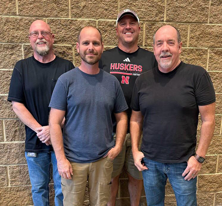 Cross County custodians were recognized on National Custodian Day on October 2nd. Pictured are Dan Cramer and Dave Thompson (front), and Eric Clemens and Ryan Dickey (back). Photo provided.