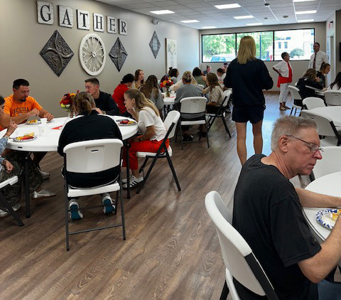 Osceola Senior Center and retired teachers held a welcome back brunch for teachers and staff on August 12th. Fifty people enjoyed time spent together. Photos provided.