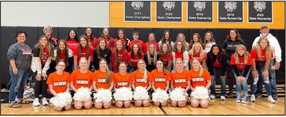 The Polk County Slammers made the rounds at all three high schools on Tuesday for pep rallies ahead of the teams first trip to the Class C State Tournament. Cross County, High Plains and Osceola high schools each canceled school on Wednesday and encouraged students to make the trip to Hastings to support their team. For more on the Slammers turn to page 2b and 4b. Osceola Schools photo