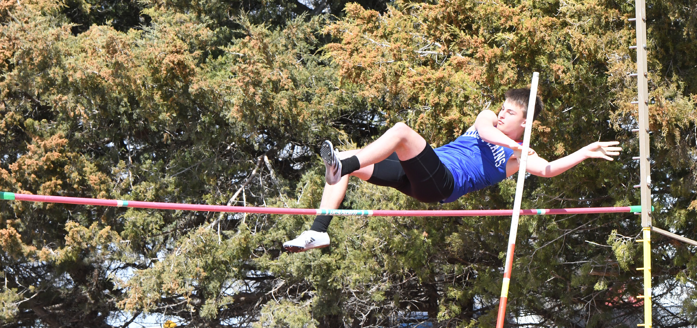 Camden Morris finished fifth in the pole vault for High Plains. PCN photos by Rick Holtz