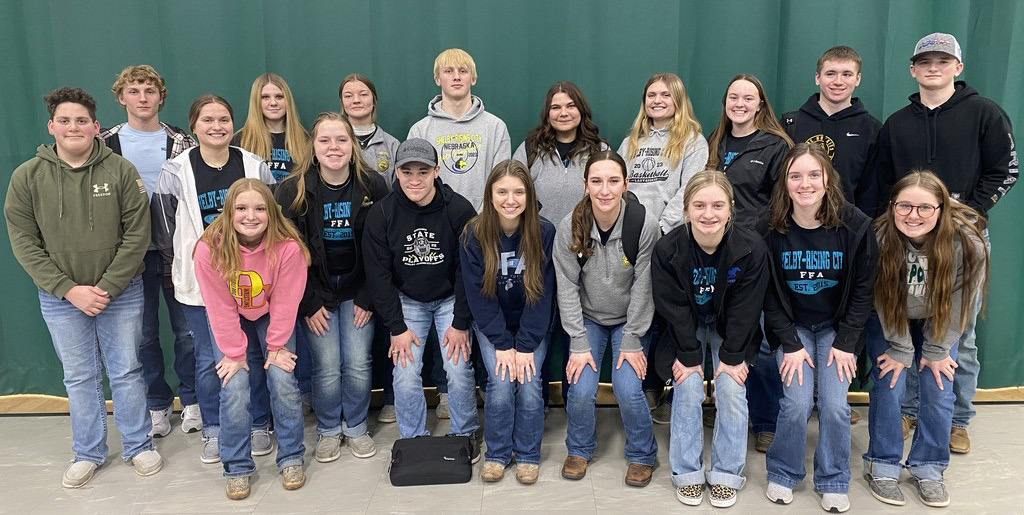 The Shelby-Rising City FFA team has been busy the last few months. Shelby-Rising City Schools photos